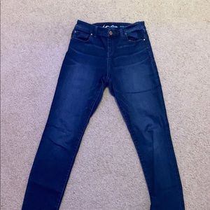 Inc denim skinny leg regular fit jeans